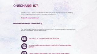 FAQ - OneChangi ID - Changi Airport