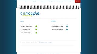 Concepts in Chemistry - Login