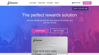 Buy Corporate Visa Prepaid Reward Gift Cards Online | iChoose New ...