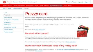 Prezzy card | New Zealand Post