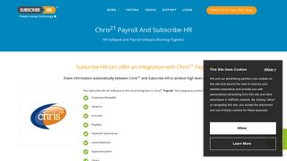 Chris21 Payroll Software | Integration | HR Software