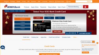 Credit Cards - Apply for Credit Card Online & Get Easy ... - ICICI Bank