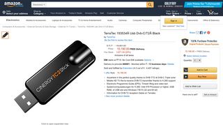 Amazon.in: Buy TerraTec 193534Â Usb Dvb-C/T2Â Black Online at ...