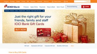 Buy Gift Card - ICICI Bank