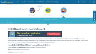 How to Get ICICI Bank Home Loan statement Online [Step By Step]