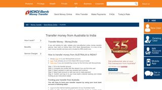Money Transfer to India from Australia - Send Money ... - ICICI Bank