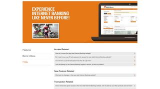 ICICI Bank - Frequently asked questions about the new Internet Banking