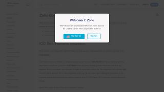 Zoho Books - ICICI Bank Integration | Help | Zoho Books