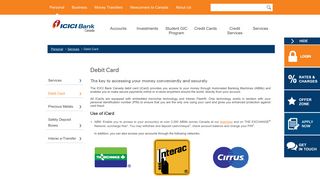 Debit Card - Visa and MasterCard Debit/ATM Cards - ICICI Bank ...
