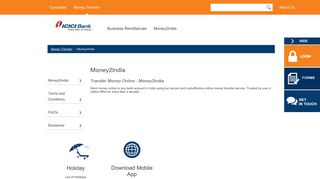Remit Money Online, Business Remittance Services - ICICI Bank USA