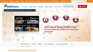 Multi Wallet Prepaid Card for Corporate Employee Payments - ICICI ...