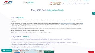 Marg ICICI Bank Integration Guide - Marg ERP