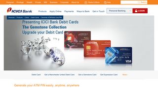 Generate ATM/Debit Card PIN Online - Debit Cards - ICICI Bank