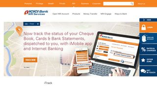 ICICI Bank NRI iTrack - Check Application Status - Credit/Debit Card ...