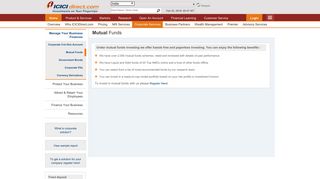Online Mutual Fund Investments With ICICI Direct