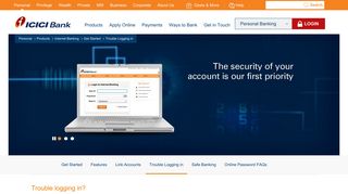 Login Troubles - Forgot Your User ID and Password - ICICI Bank