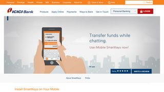 Install Smartkeys Mobile App & Transfer Money Without ... - ICICI Bank