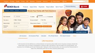 Life Insurance - Life Insurance Policy Types & Plans Details - ICICI Bank