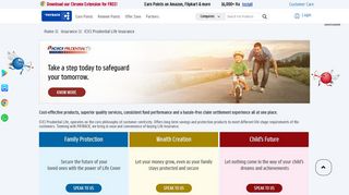 ICICI Pru Life Insurance, Family, Wealth, Child Plans - PAYBACK Protect