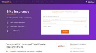 ICICI Lombard Two Wheeler Insurance Plans - Compare and Buy ...