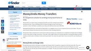 Money2india International Money Transfers Review | finder.com.au