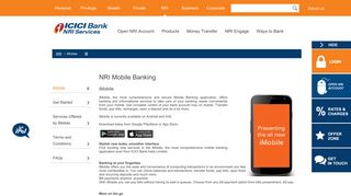 NRI Mobile Banking – iMobile – ICICI Bank NRI Mobile Banking App ...