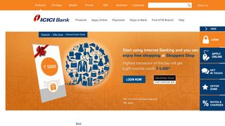 ICICI Bank | Net Banking New User Offer