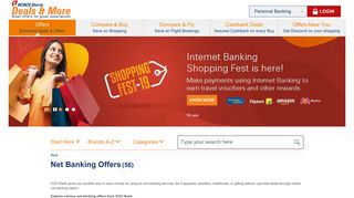 Net Banking Offers, Deals & Coupon Codes – ICICI Bank