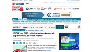 ICICI Pru's PMS unit shuts down two small-cap schemes, to return ...
