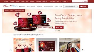 Privilege Banking Cards - Debit Card and Credit Cards - ICICI Bank