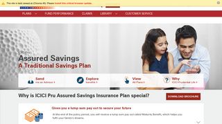 ICICI Pru Assured Savings Insurance Plan - ICICI Prudential