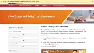 View Unit Statement Online - ICICI Prudential