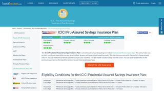 ICICI Pru Assured Savings Insurance Plan – Features & Benefits