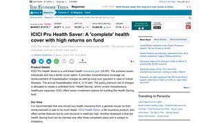 ICICI Pru Health Saver: A 'complete' health cover with high returns ...