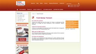 Track & Transact - ICICI Prudential Mutual Fund