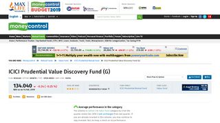 ICICI Prudential Value Discovery Fund (G) [136.190] | ICICI Prudential ...
