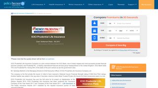 ICICI Prudential Life Insurance - Best Life Insurance from ICICI