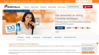 Generate Password - Generate User ID - ICICI Bank