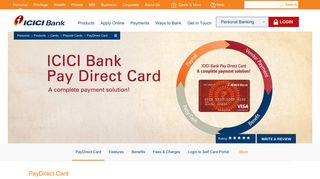 About ICICI Bank Pay Direct Card - ICICI Bank