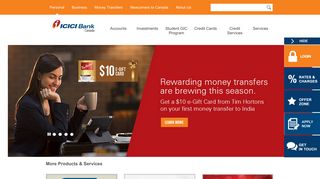 ICICI Bank Canada: Money Transfer, Financial Services & Personal ...