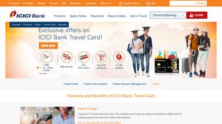 Benefits of Travel Cards - ICICI Bank