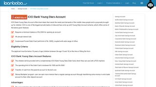 ICICI Bank Young Stars Account – Interest Rates, How to Apply ...