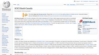ICICI Bank Canada - Wikipedia