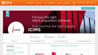 104 Companies that are using iCIMS Applicant Tracking Software