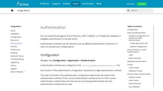 Authentication - Icinga Web 2