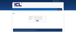 Login - Welcome to ICL Integrated Couriers & Logistics