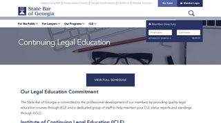 Continuing Legal Education - State Bar Of Georgia