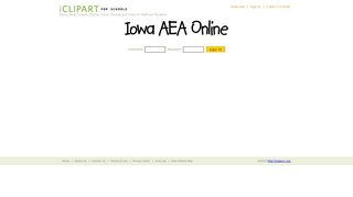 Iowa AEA Online sign in page | iCLIPART for Schools