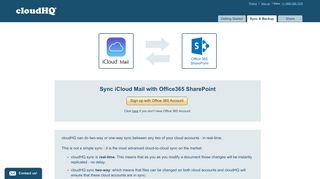 iCloud Mail Office365 SharePoint - Sync and Integrate - cloudHQ
