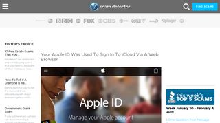 Your Apple ID Was Used To Sign In To iCloud Via A Web Browser ...
